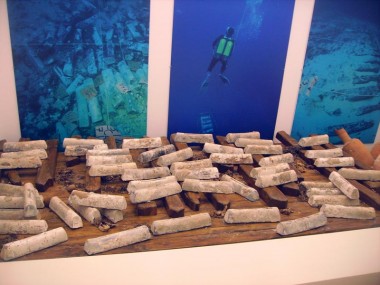 Al museo da una nave romana lingotti 