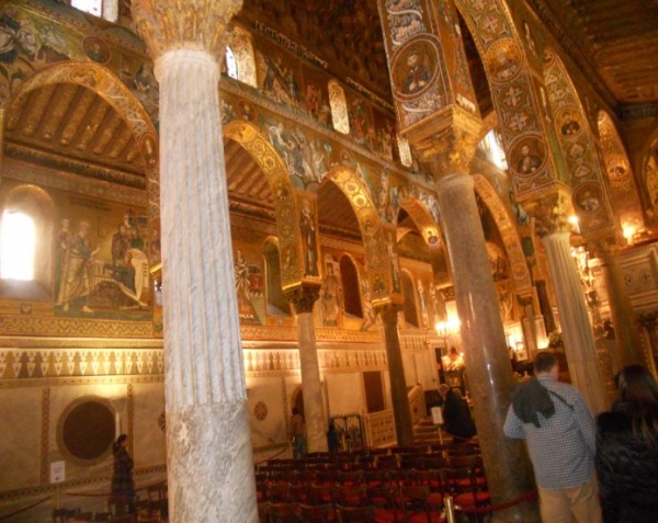 Palermo interno della Cappella Palatina