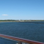 Panorama dal traghetto a Putgarten