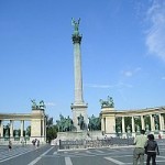 Piazza degli Eroi a Budapest